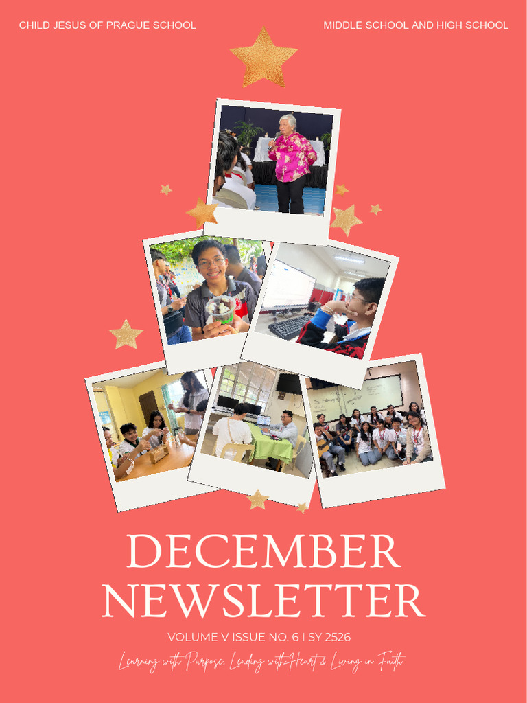 6 December Newsletter Sy2526 | PDF | Gratitude | Faith