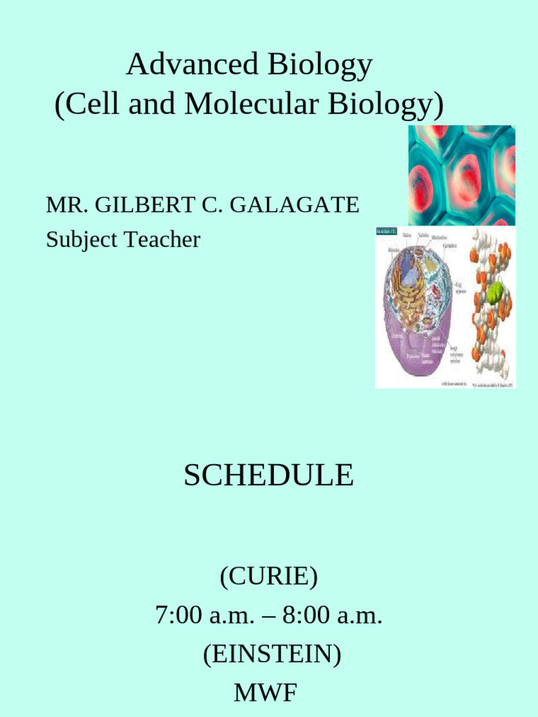 Advanced Cell and Molecular Biology | PDF | Water | Ph