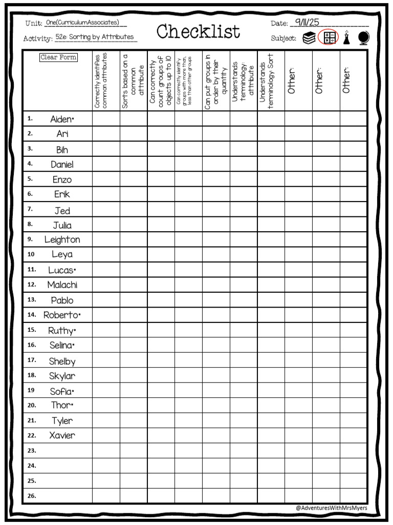 5 e Informal Anecdotal Log Sorting | PDF
