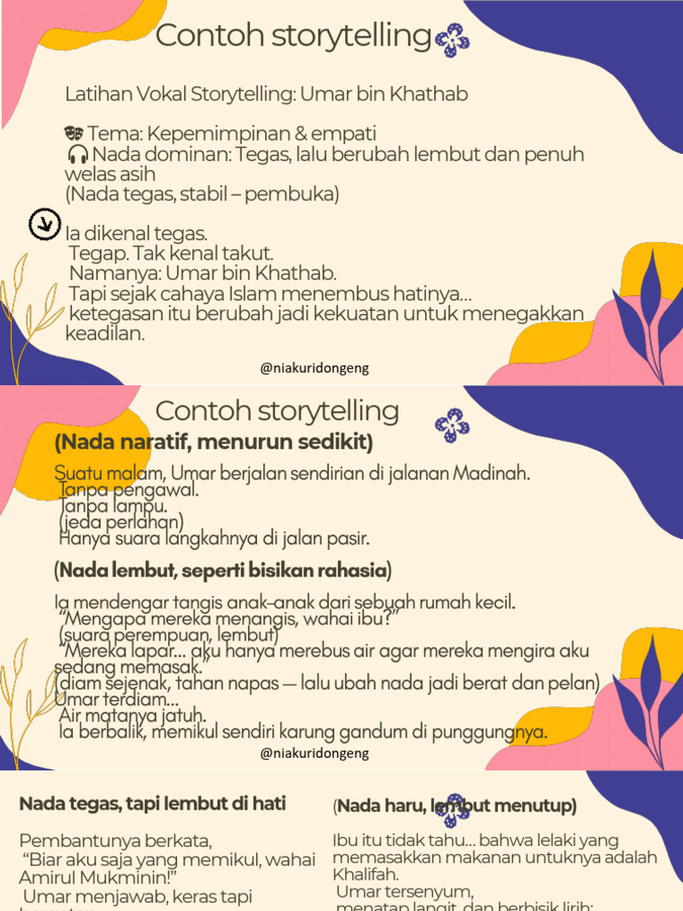 Storytelling: Kepemimpinan Umar dan Ravi | PDF