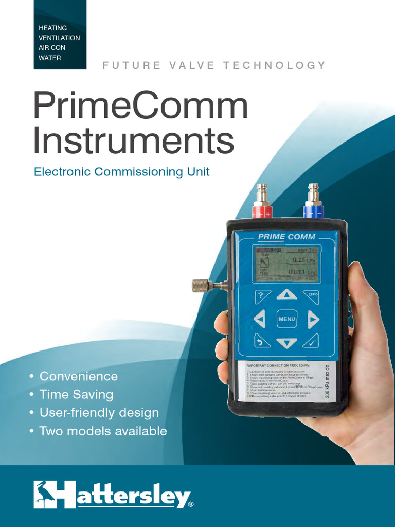 PrimeComm Electronic Manometer Overview | PDF | Pressure Measurement ...