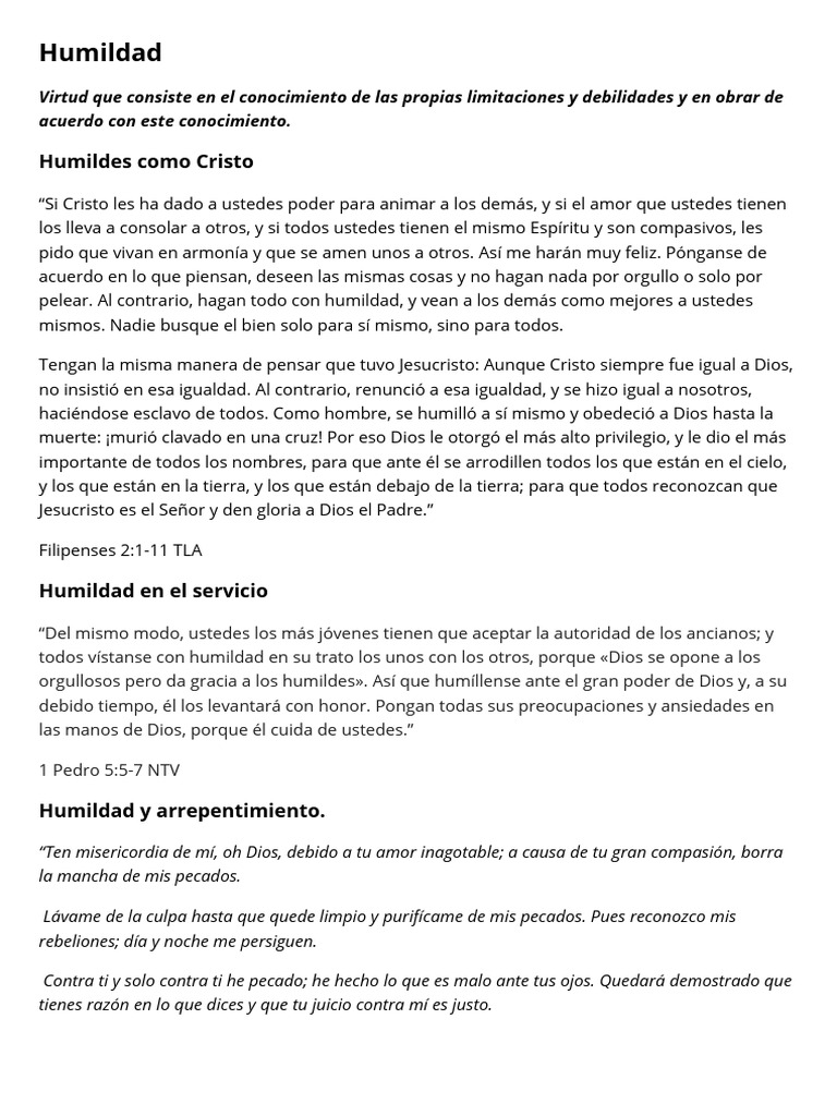Humildad - PDF 3 | PDF | Pecado | Orgullo