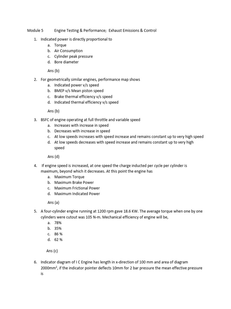 Engine Testing & Emissions Control Insights | PDF | Engines | Exhaust Gas
