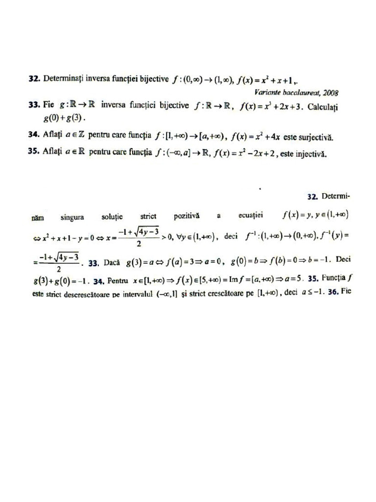 Functii Bijective | PDF