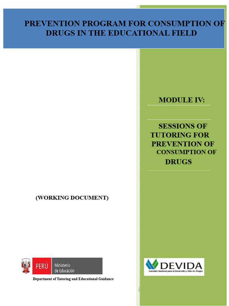 Prevention Program, Module IV | PDF | Substance Abuse | Behavior