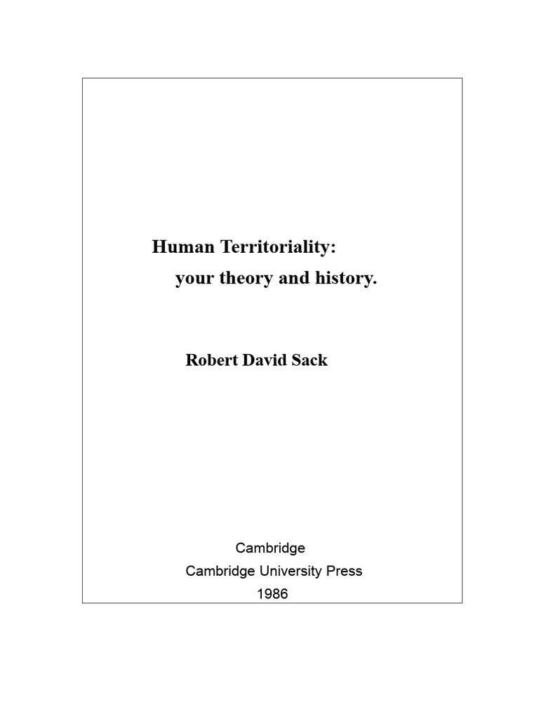Understanding Human Territoriality | PDF | Geography | Social Sciences