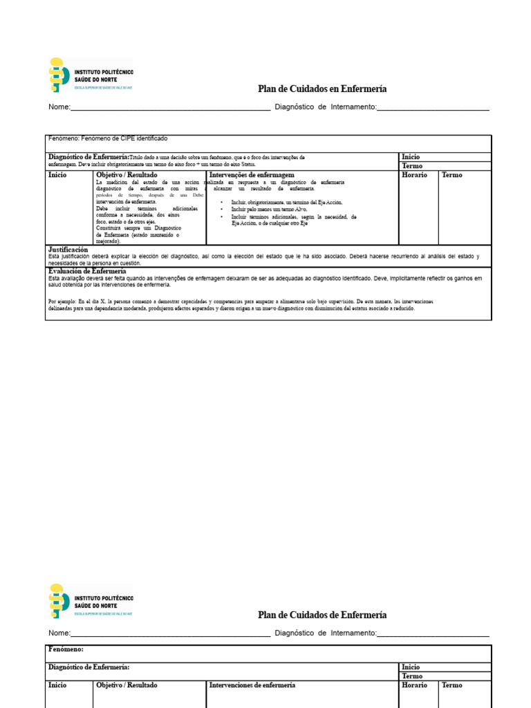 Plan de Cuidados en Enfermería | PDF | Enfermería | Medicina