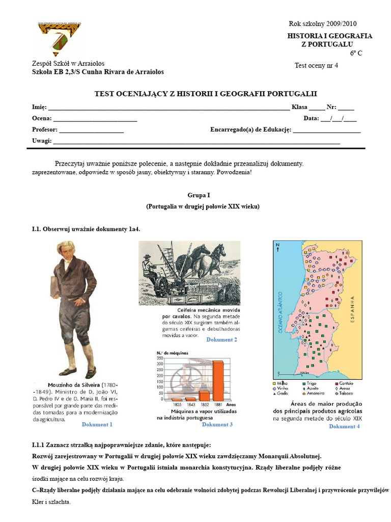 Test Hgp 6 klasa | PDF