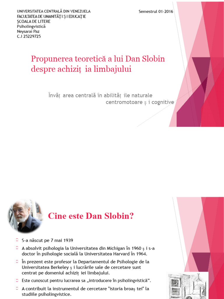Dan Slobin | PDF