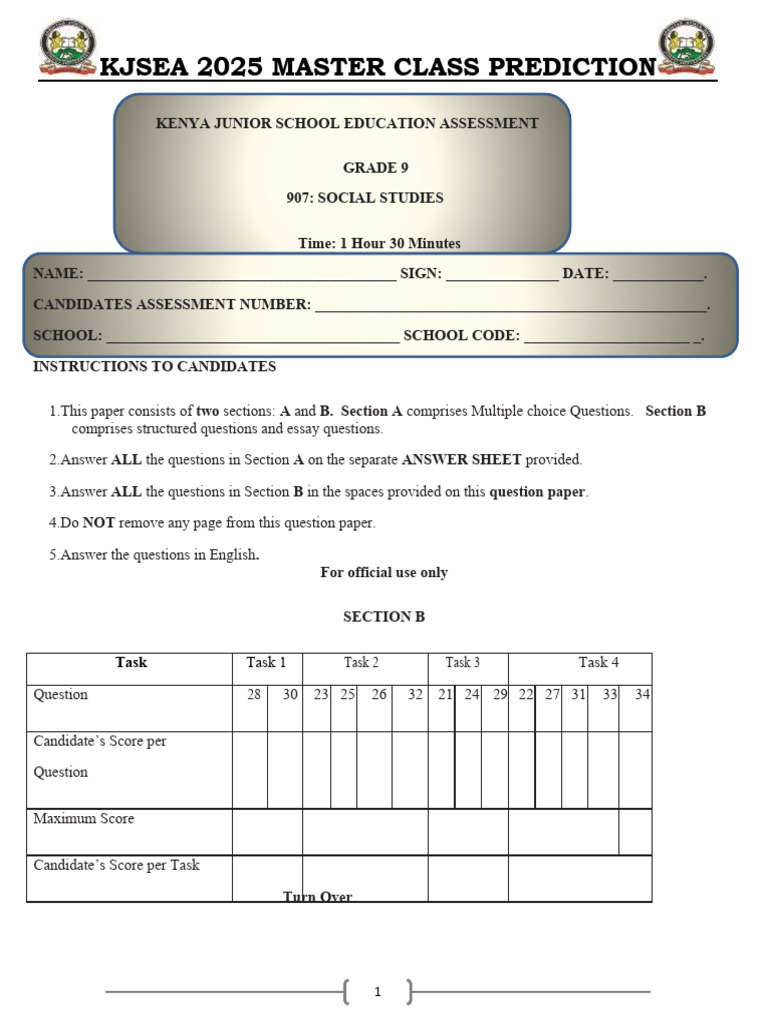 Grade 9 Social Studies Assessment | PDF | Homo | Planets