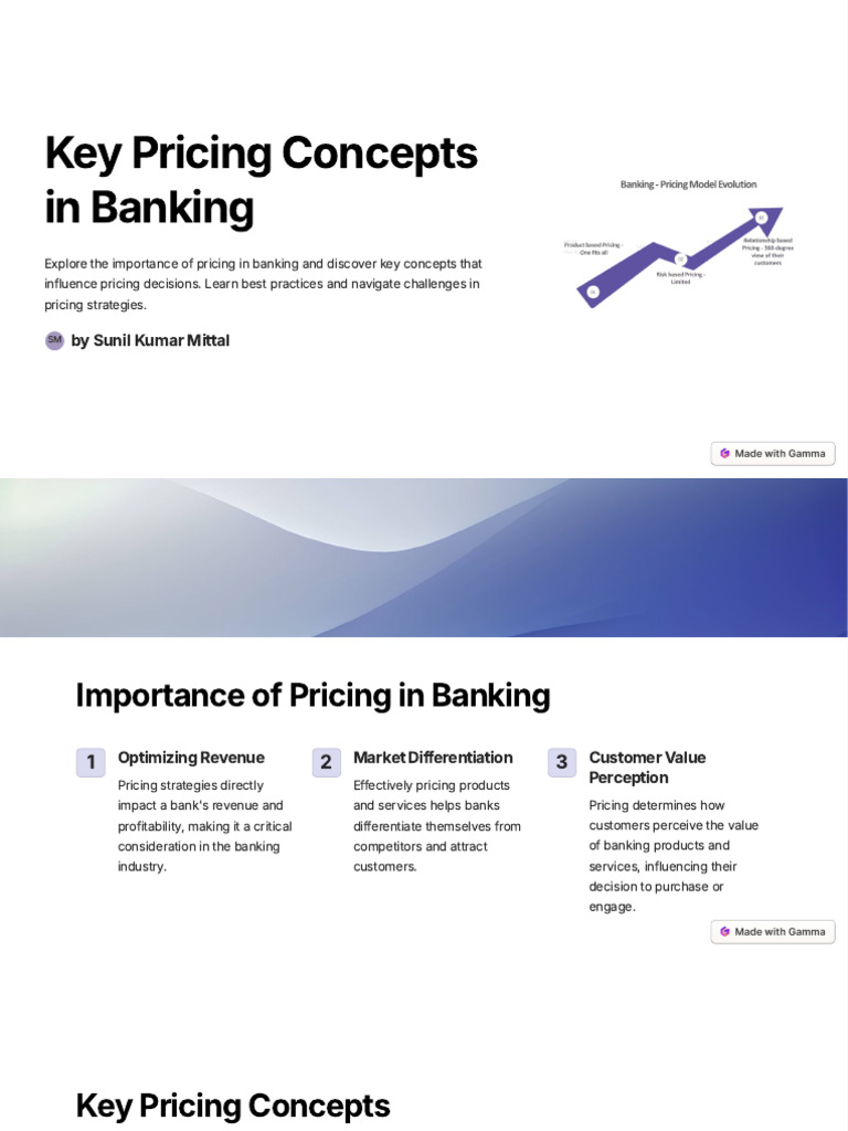 Key Pricing Strategies in Banking | PDF | Pricing | Marketing