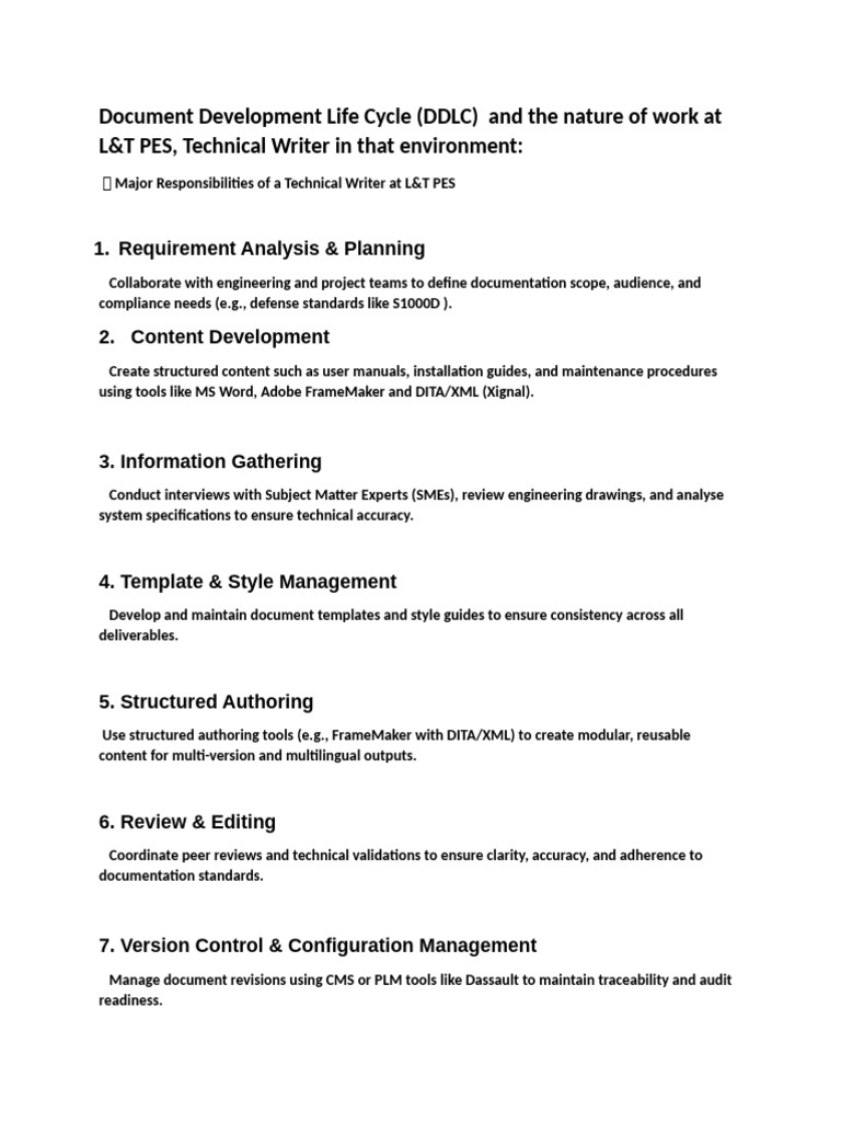 Document Development Life Cycle Pdf