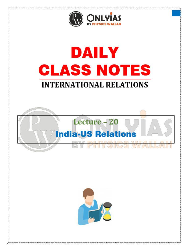 International Relations 20 - Daily Class Notes - (Titan (Upsc 2024 ...