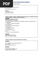 100+ Python Programs for Beginners | PDF | Area | Python (Programming ...