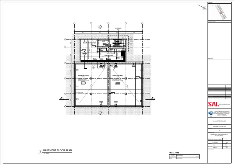 Irrigation Tank Basement Floor Plan | PDF | Civil Engineering