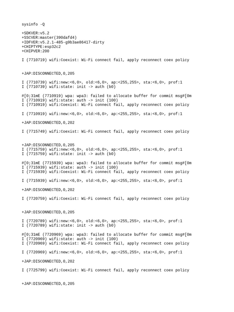 1717141586_console_ttyUSB2 | PDF | Wi Fi | Computer Networking