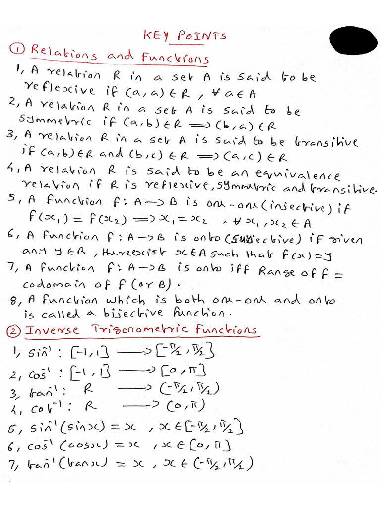 +2 Maths All in One PDF | PDF