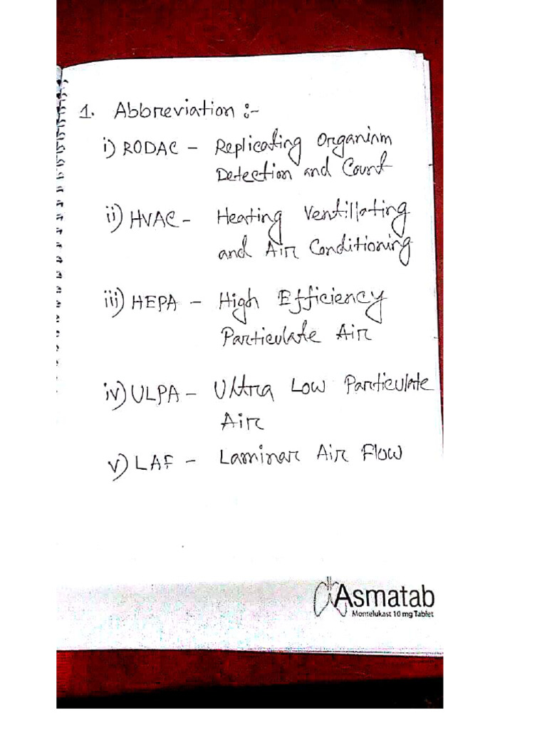 Pharma preparation hand note | PDF
