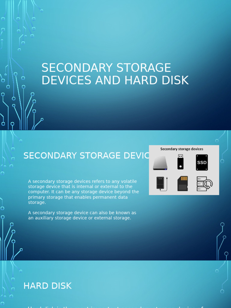 Understanding Secondary Storage Devices | PDF