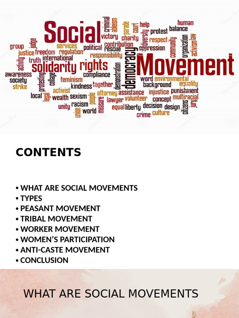Overview of Social Movements in India | PDF