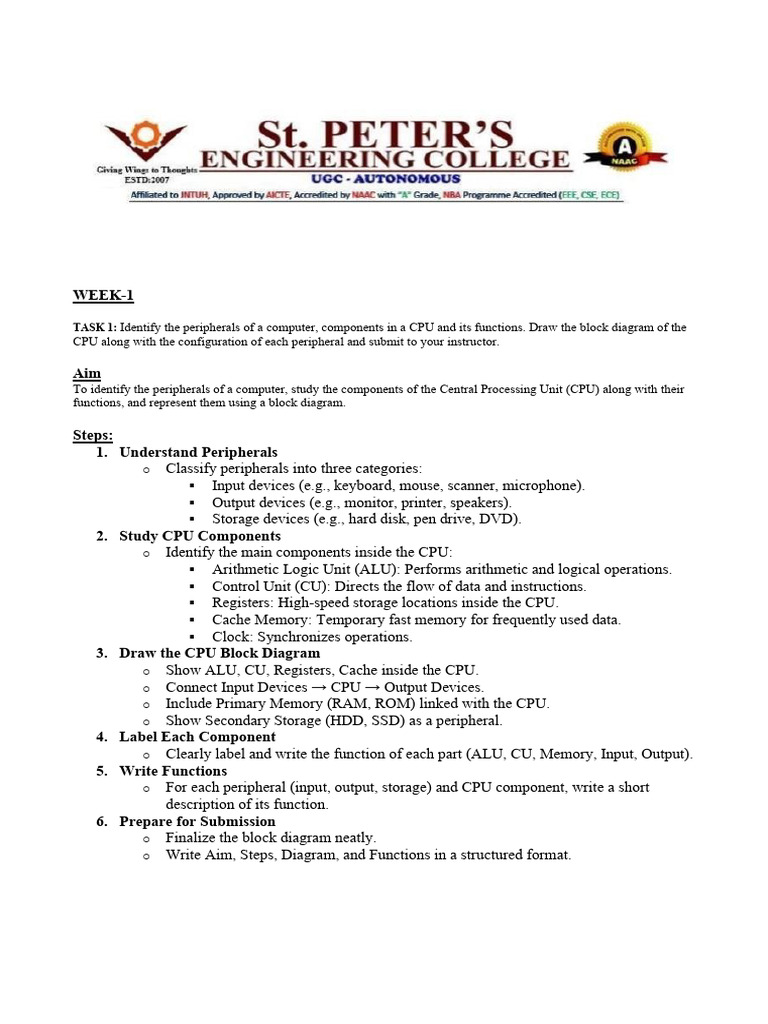 Computer Hardware and Software Tasks Guide | PDF | Computer Data ...