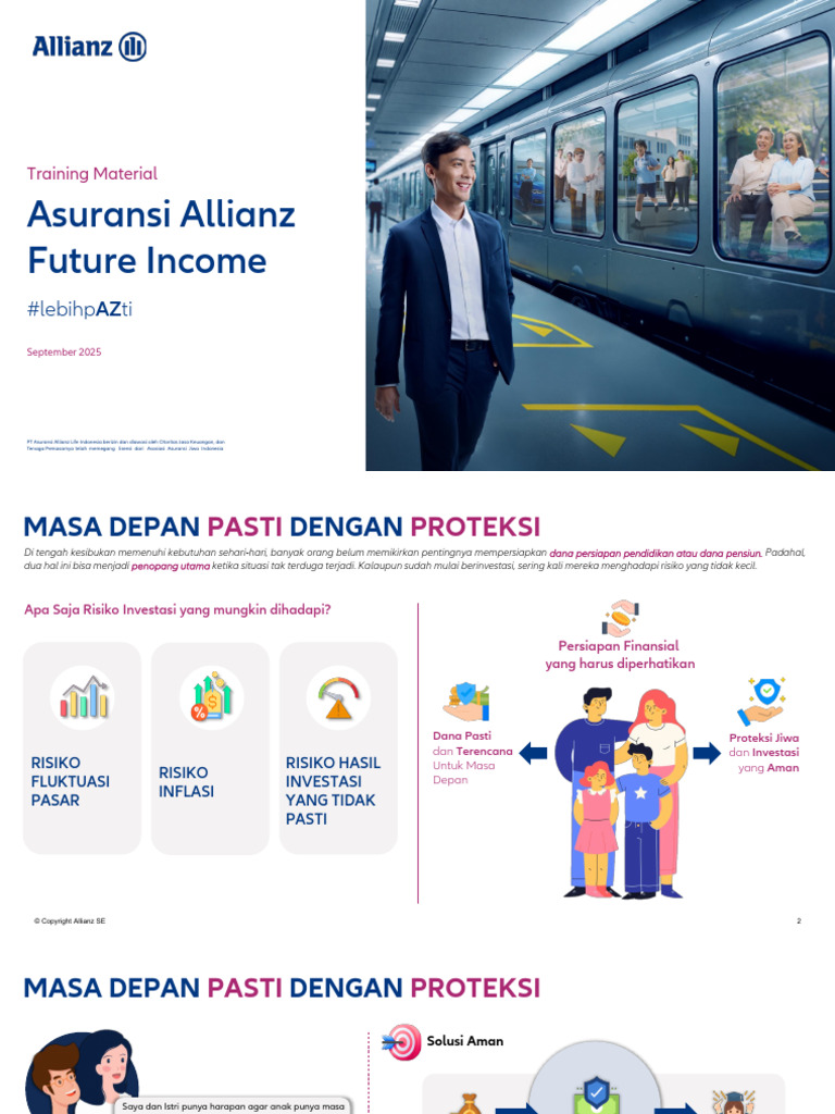 Asuransi Allianz Future Income: Proteksi Finansial | PDF