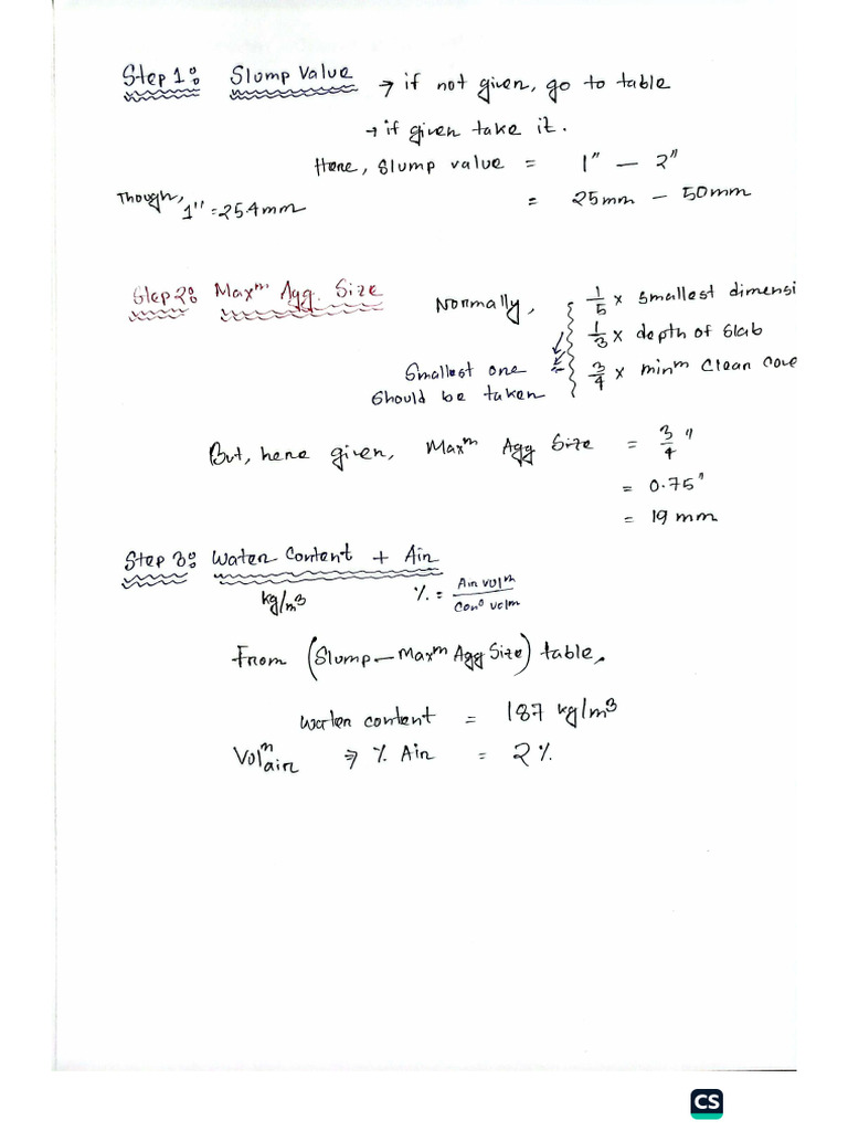 Mix Design Math | PDF