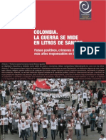 Fidh - Colombia, La Guerra Se Mide en Litros de Sangre