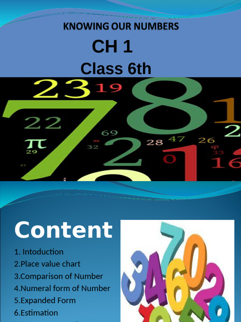 Understanding Numbers for 6th Grade | PDF | Mathematics | Arithmetic