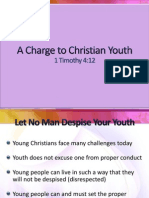 A Charge to Christian Youth