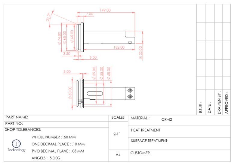 Technical Specifications for Part CR-42 | PDF