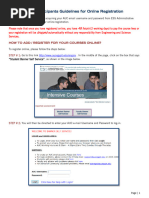 UTT Online Course Registration Guide | PDF