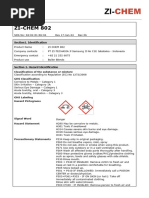 PAC Powder Safety Data Sheet | PDF | Water | Sodium Carbonate
