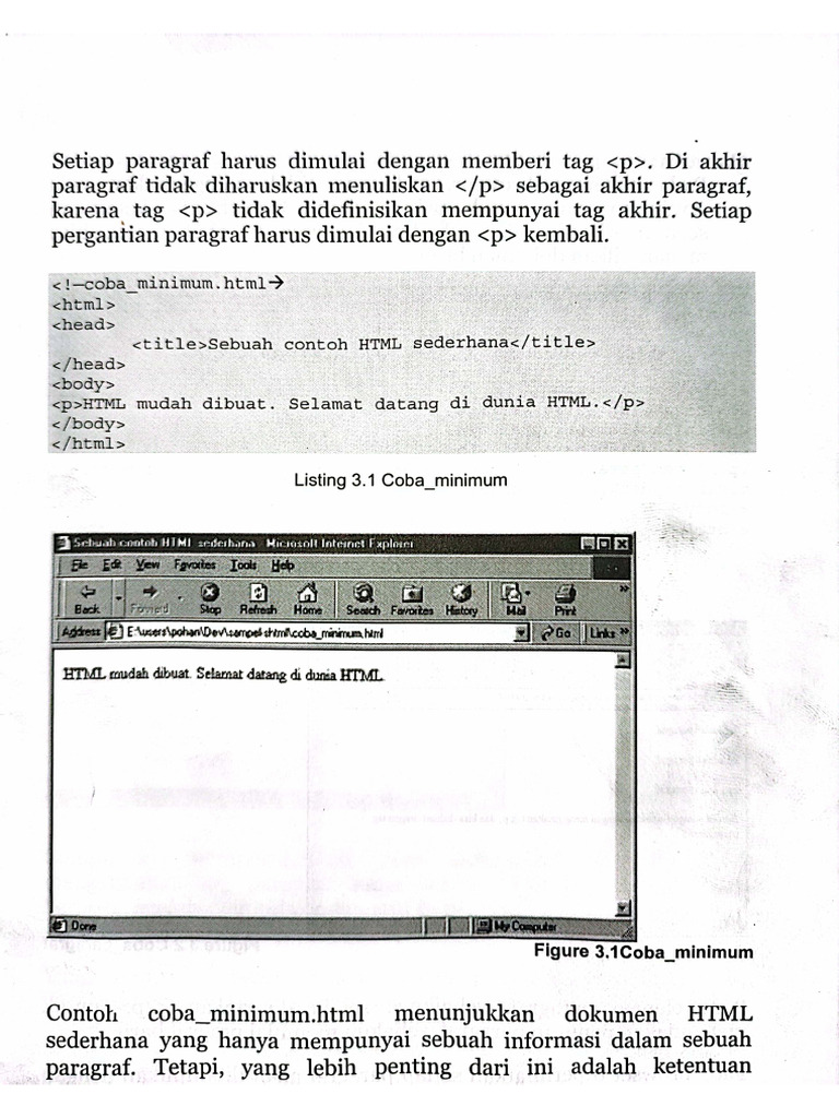 Praktek HTML | PDF