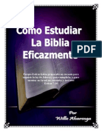 Como Estudiar La Biblia Eficazmente Por Wilie Alvarenga