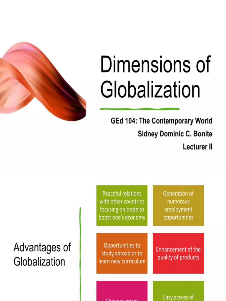 Dimensions of Globalization | PDF