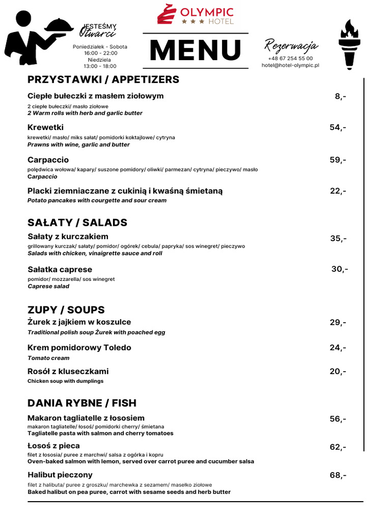 Menu 2025 | PDF