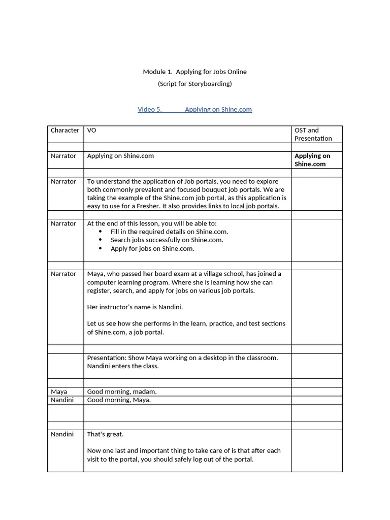 Job Application Guide for Shine.com | PDF
