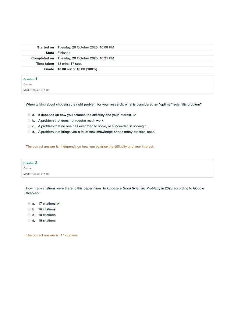 Quiz | PDF