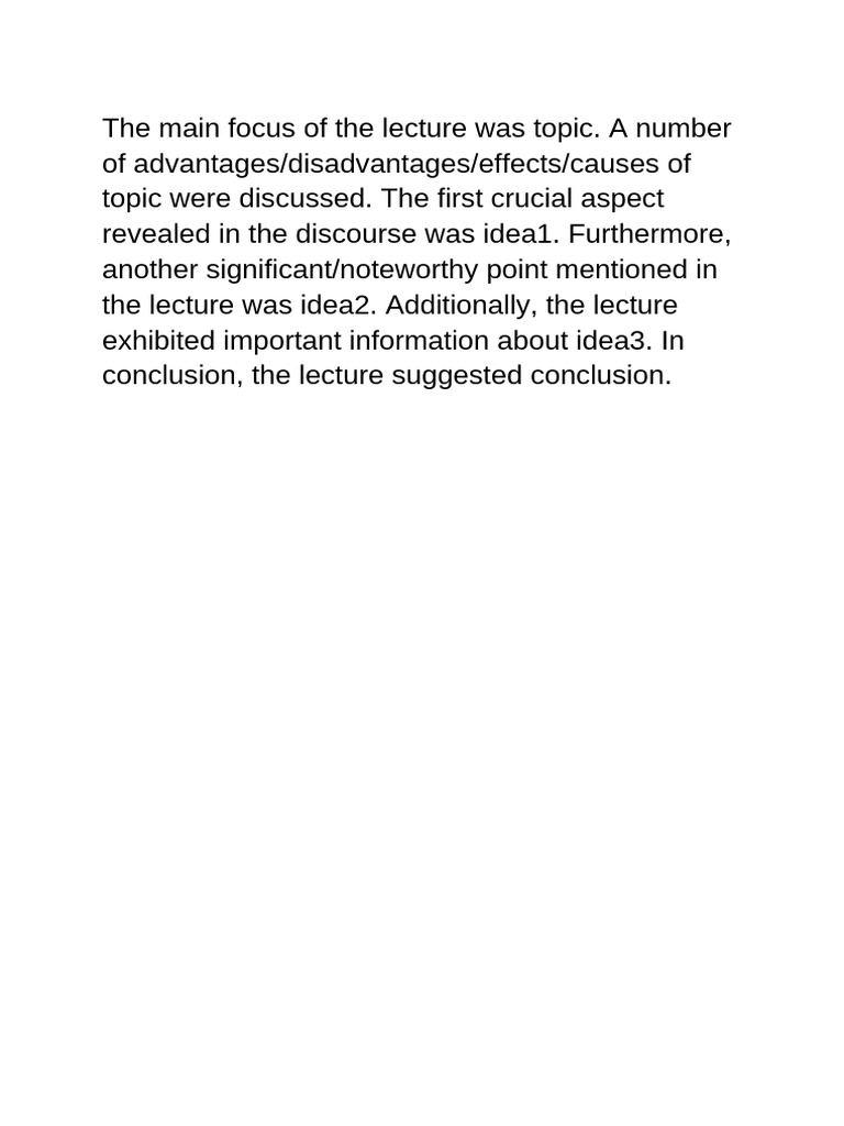 Key Insights on Topic Discussion | PDF