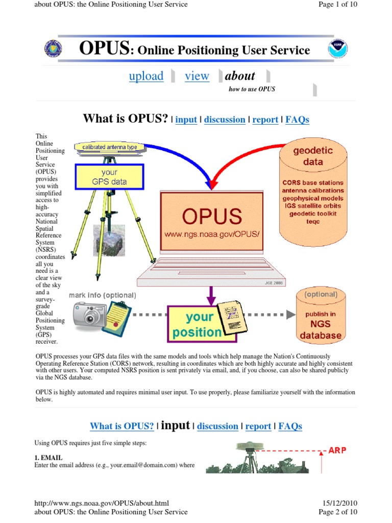 Understanding OPUS: GPS Positioning Guide | PDF | Global Positioning ...