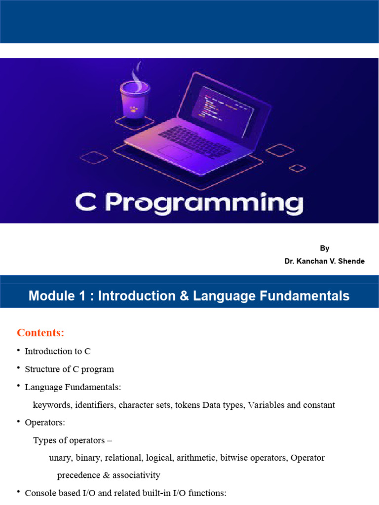 C Programming Basics and Fundamentals | PDF | Computer Programming | C ...