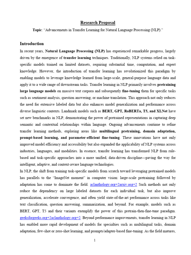 Transfer Learning Advances in NLP | PDF | Machine Learning | Cognitive ...