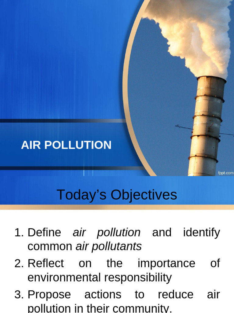 Understanding Air Pollution and Solutions | PDF | Air Pollution ...