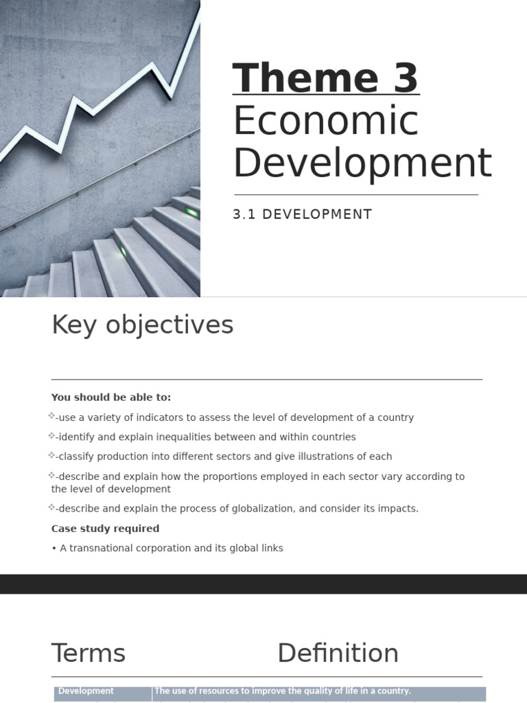 3.1 Development+3.1+ +Theme+3 | PDF | Income Distribution | Economic ...