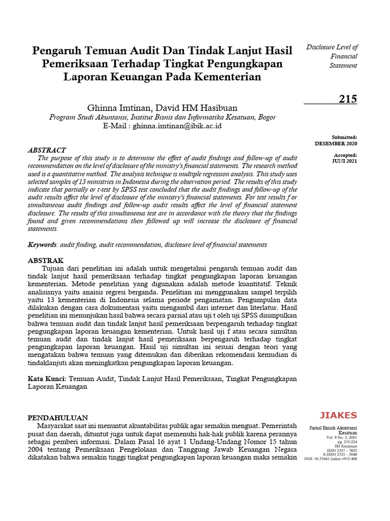 kelola,+02+-+JIAKES+2021+Vol+9+No+2+Ghinna | PDF
