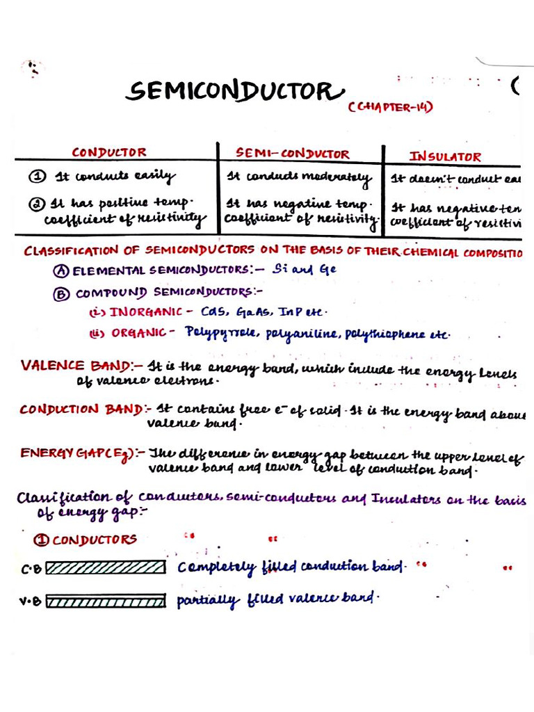 Semiconductor Note | PDF