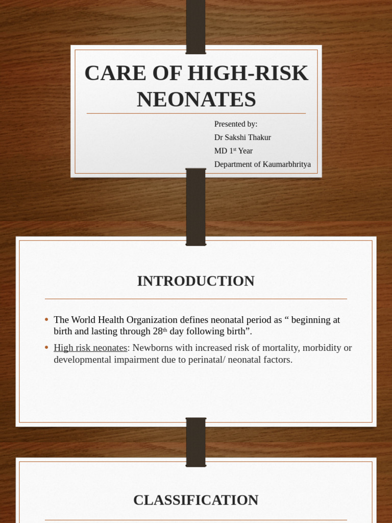 Care Guidelines for High-Risk Neonates | PDF | Preterm Birth | Infants