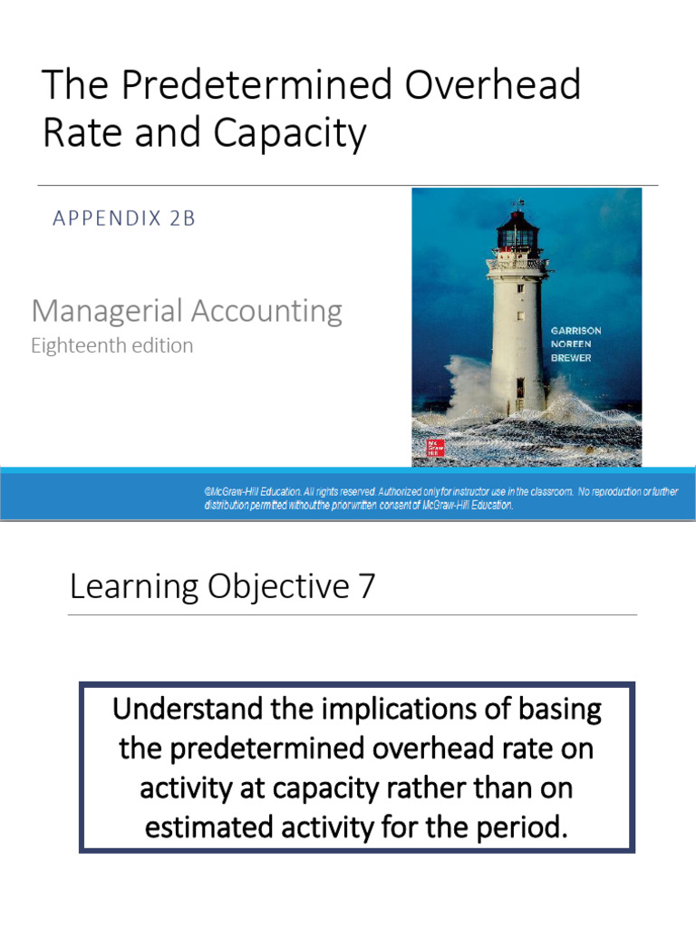 Predetermined Overhead Rate Explained | PDF | Economies | Business ...