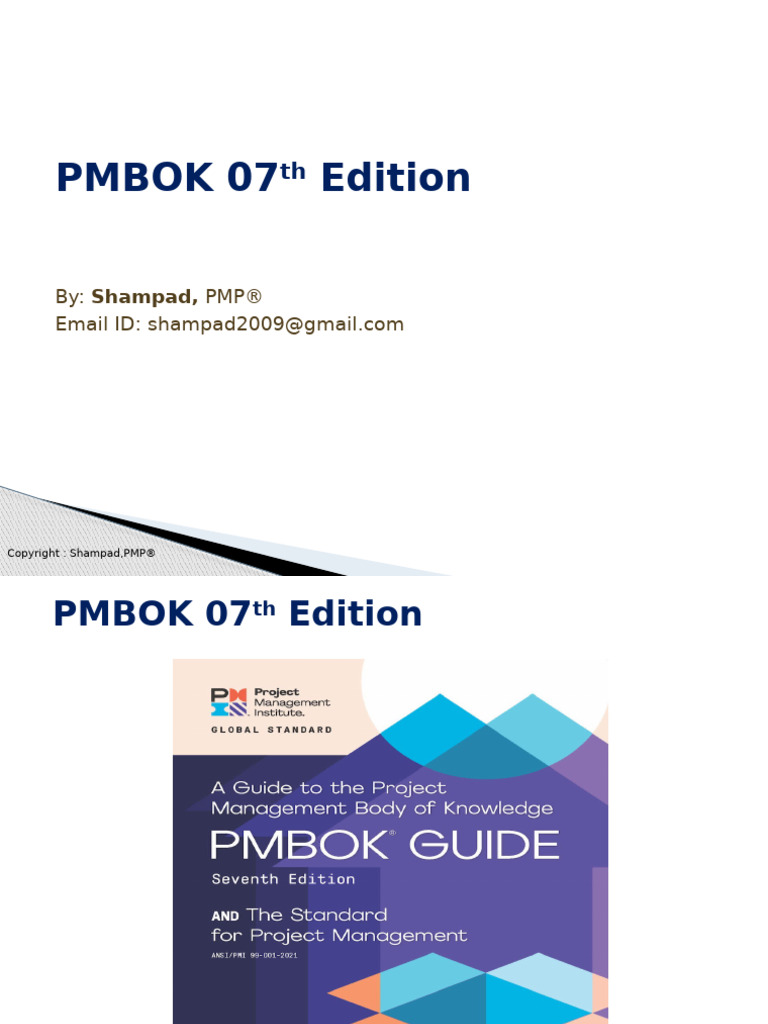 17.Project Management Principles PMBOK7th v3 CL-14 Copy | PDF | Project ...